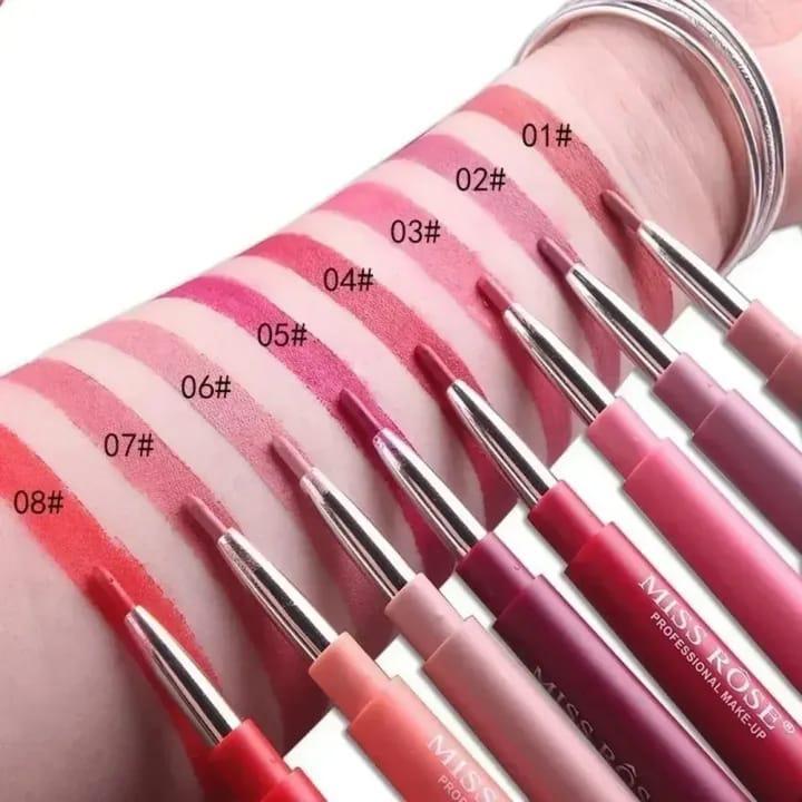 6 Pcs High Pigment Lip Set – Bold, Long Lasting