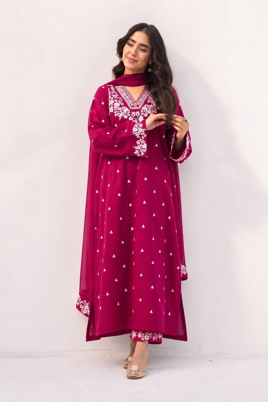Pezwan Dhanak Embroidered Hit Code Suit